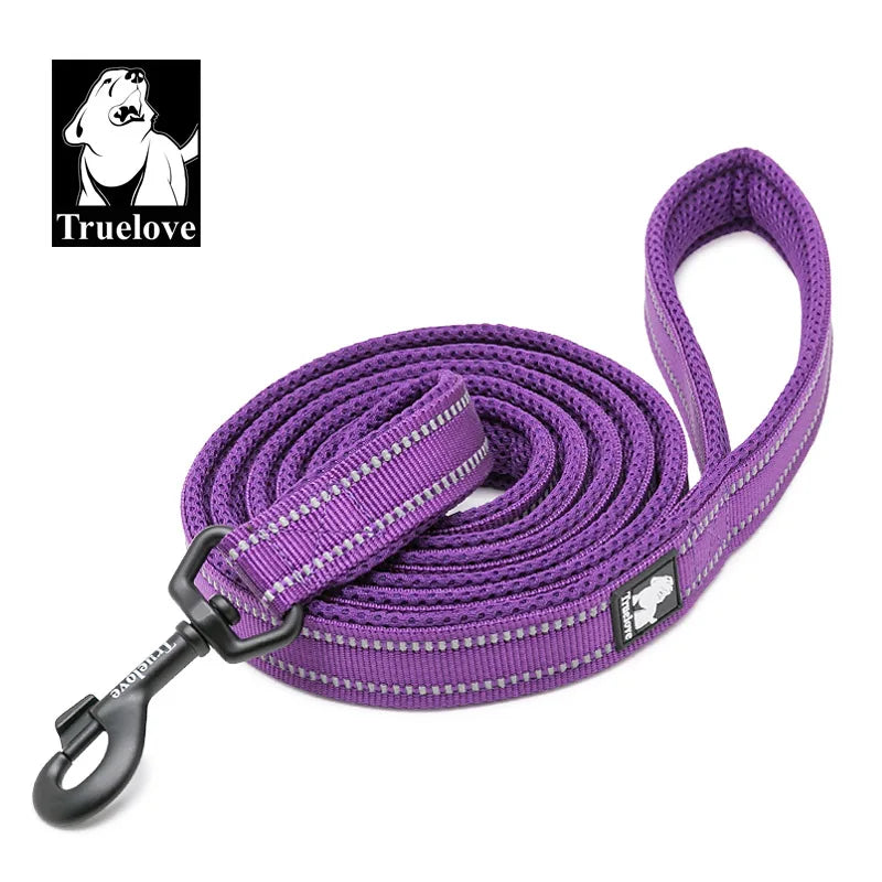 Soft Mesh Nylon Double Thick Reflective Dog Leash