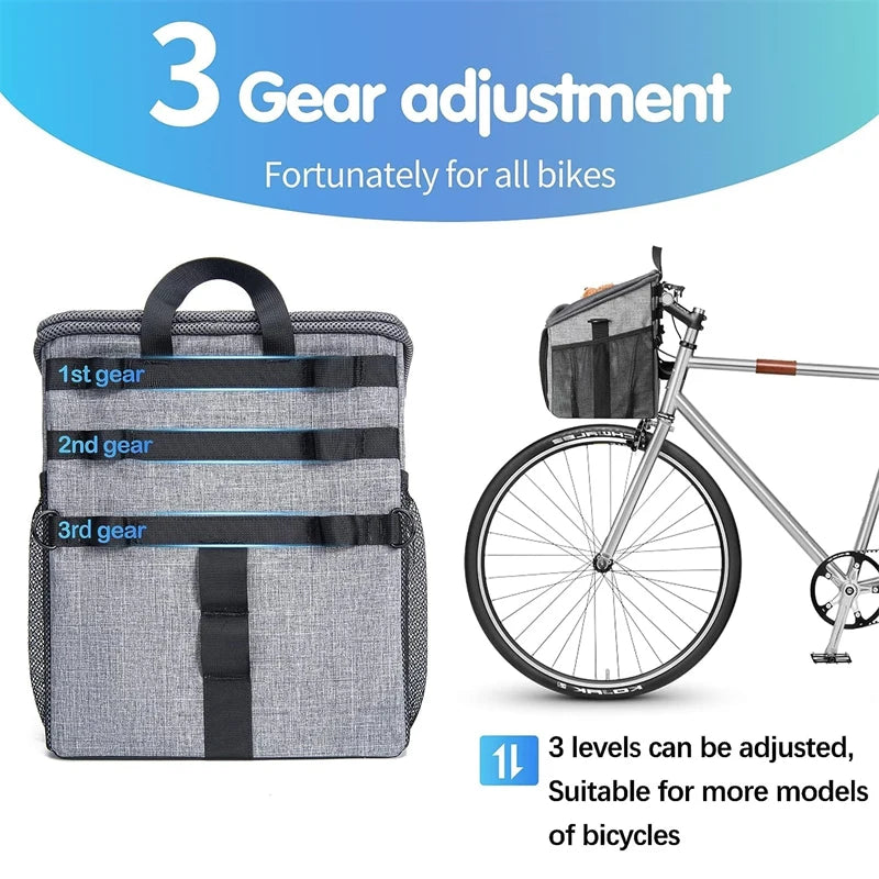 Detachable Bike Basket & Car Seat Pet Backpack Carrier