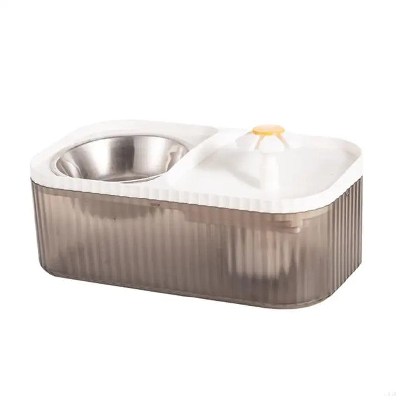 Automatic 2-in-1 Pet Feeder & Water Fountain