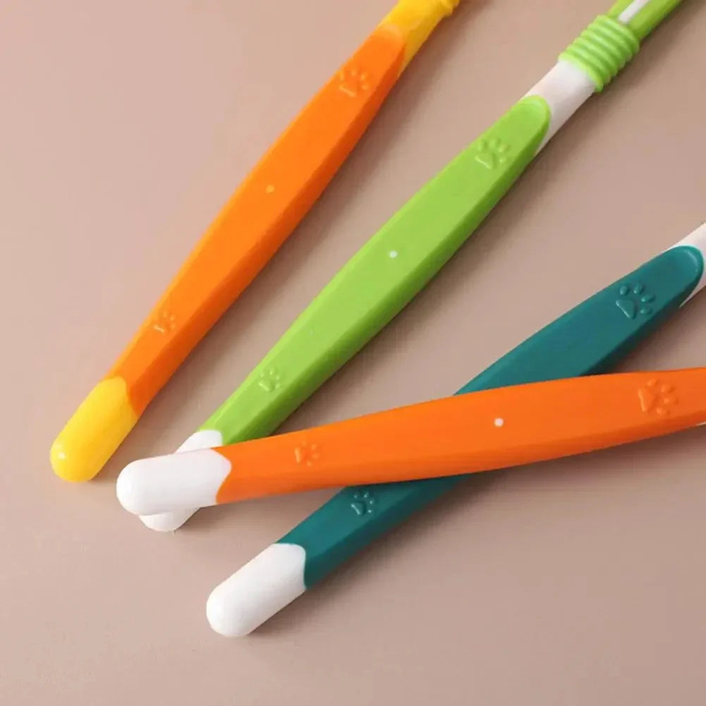 3-Sided Tartar Cleaning Pet Toothbrush