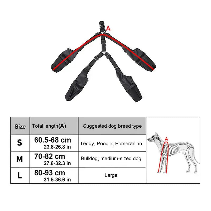 Anti-Dirty Waterproof Dog Suspender Boots