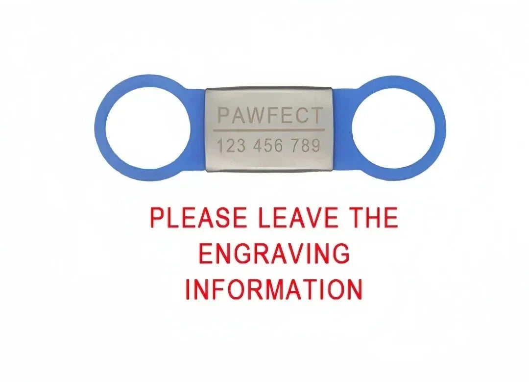 Custom Laser Engraved Pet ID Collar Charm