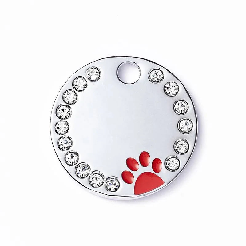 Engraved Stainless Steel Pet Pendant ID Tag