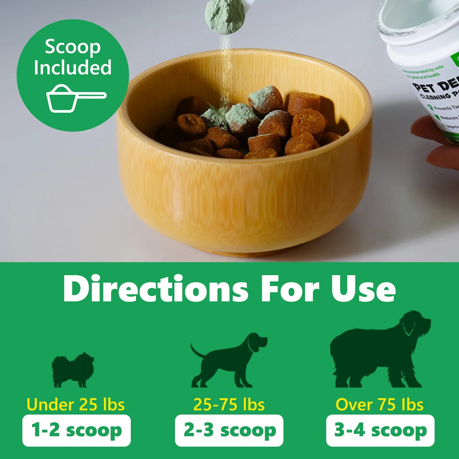 Vet Recommended Pet Dental Cleaning Powder