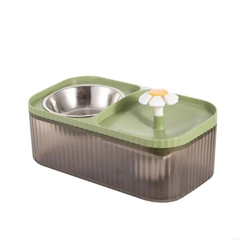 Automatic 2-in-1 Pet Feeder & Water Fountain
