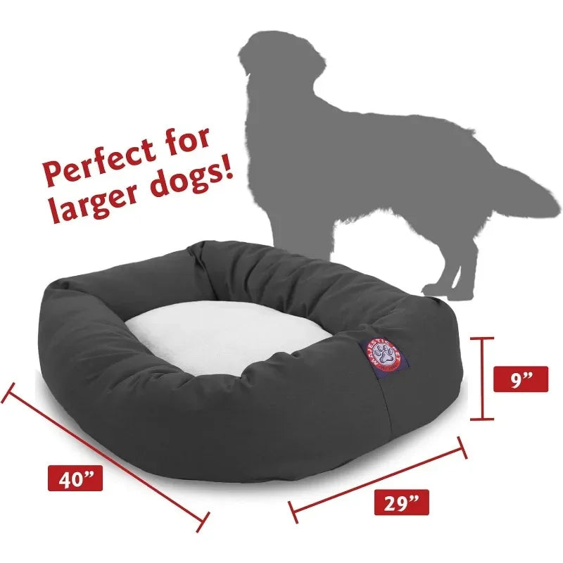 Large Sherpa Bagel Dog Bed