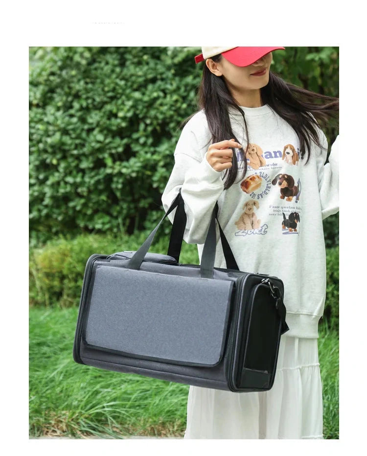 Modern Sleek Shoulder Bag Pet Carrier