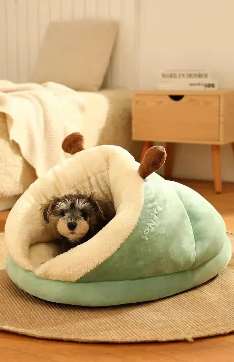 Cozy Plush Pet Sleeping Nest