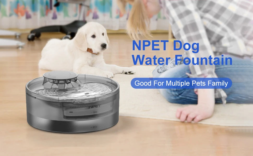 Large Automatic Multi-Pet Water Fountain