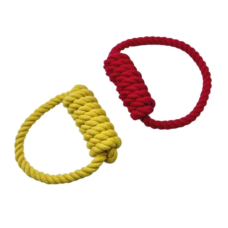 Braided Cotton Dog Chewing Rope Toy