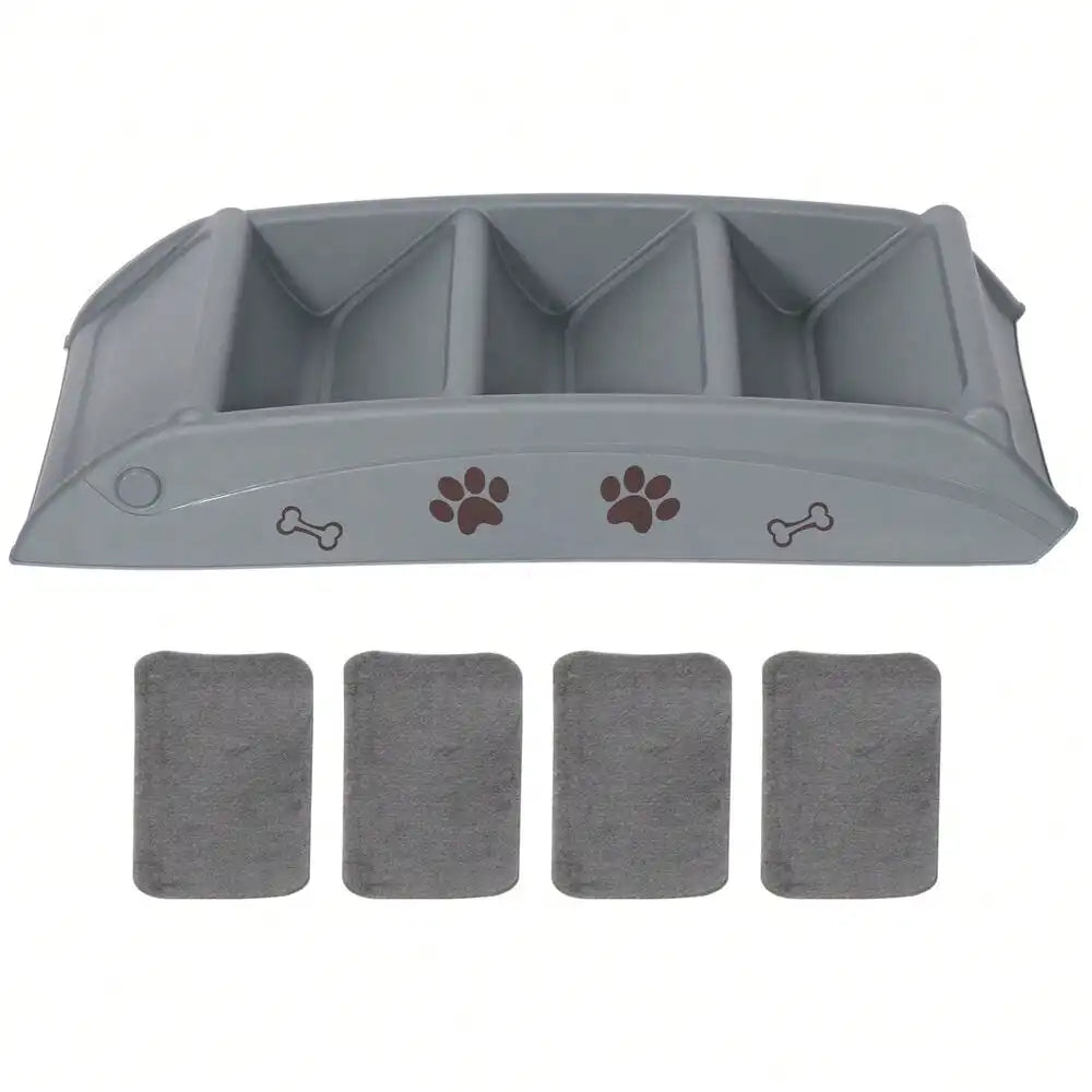 Foldable 4-Step Indoor-Outdoor Dog Stairs