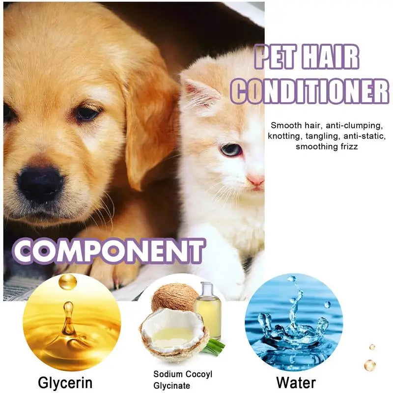 Anti-Static Moisturizing Pet Hair Conditioner