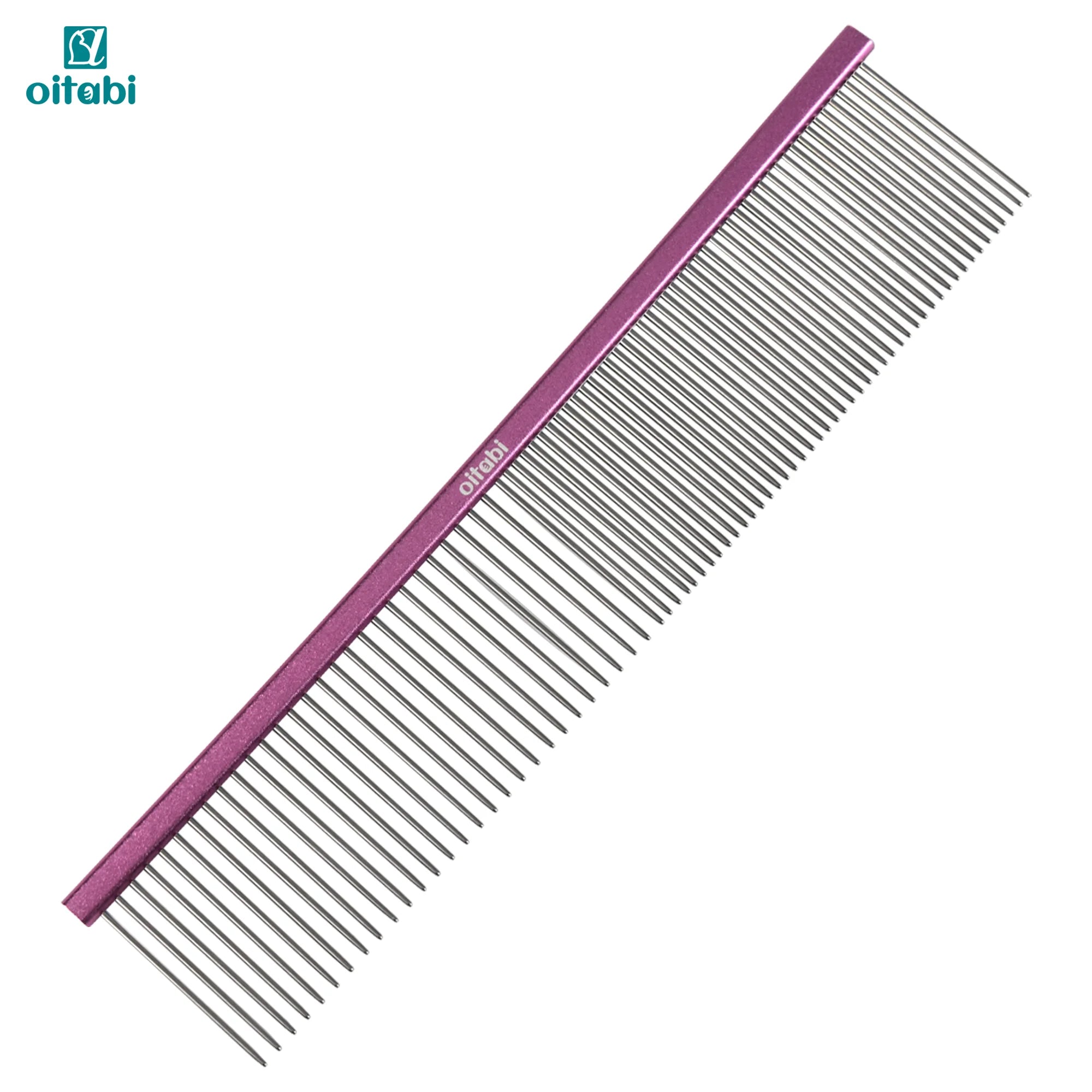 Professional Long Toothed Metal Pet Grooming Comb