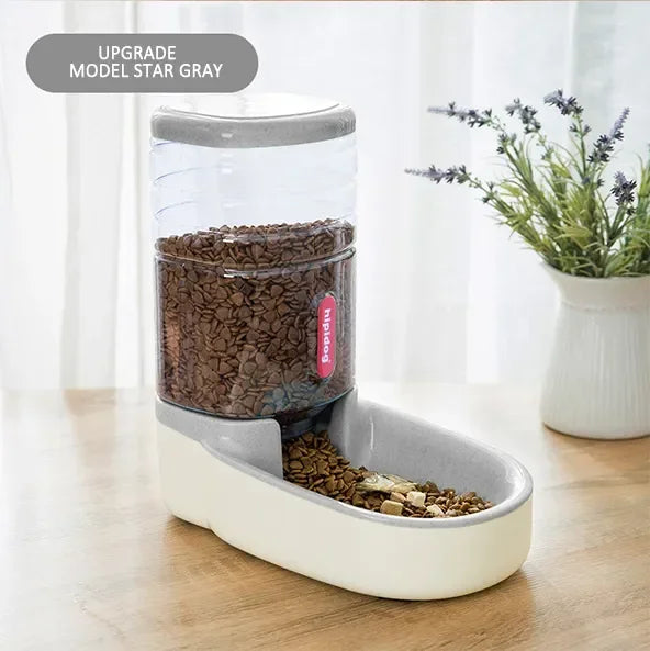 Large Capacity Automatic Gravity Pet Food  & Water Dispensers