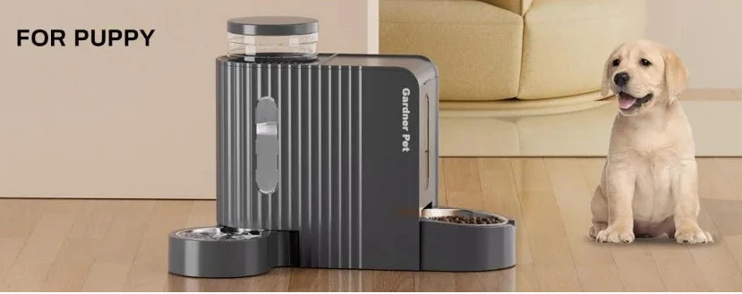 2-In-1 Small Gravity Pet Food Feeder & Water Dispenser Set