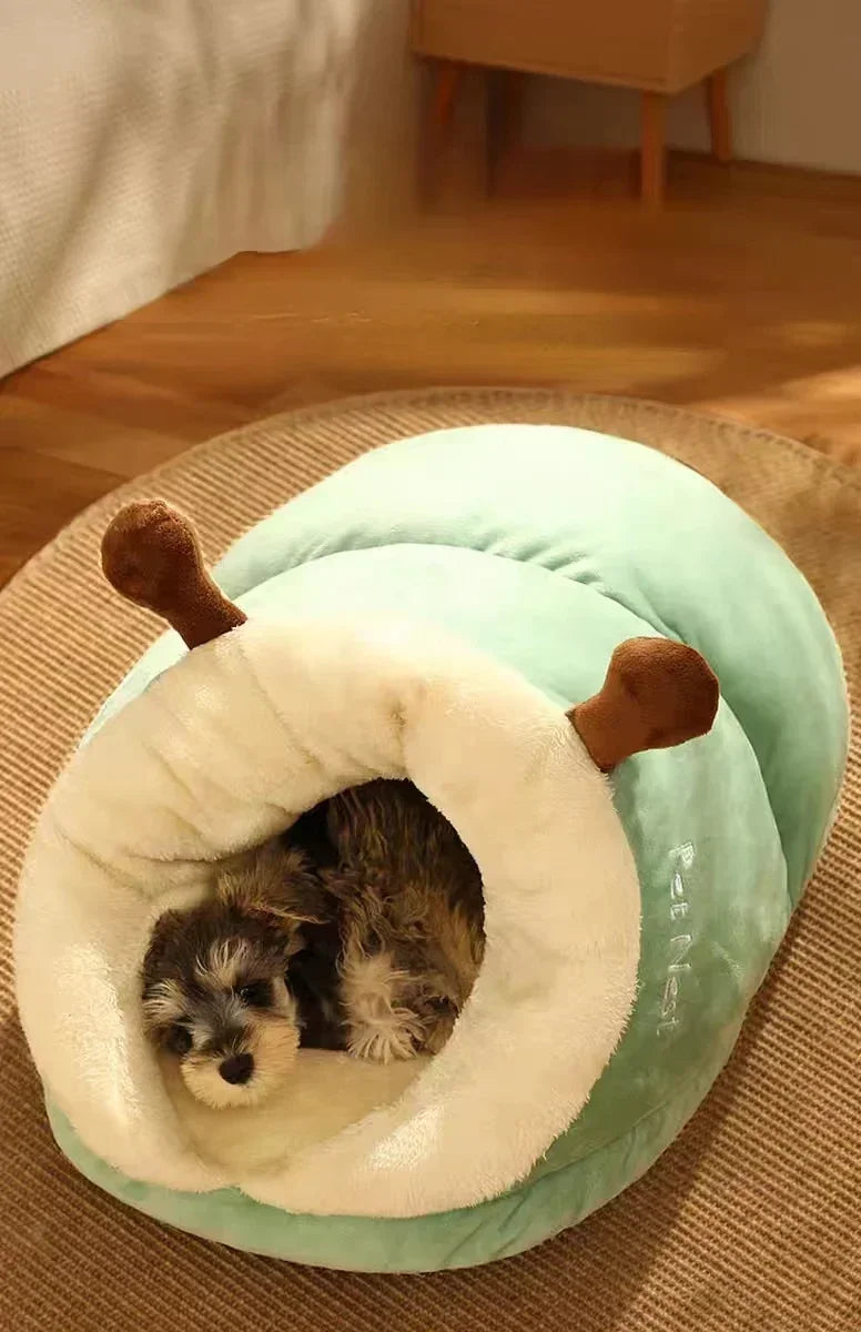 Cozy Plush Pet Sleeping Nest