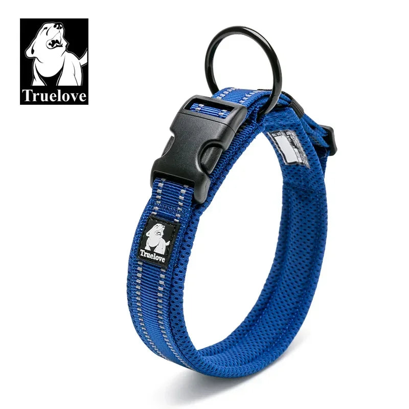 Heavy Duty Mesh-Padded 3M Reflective Dog Collar