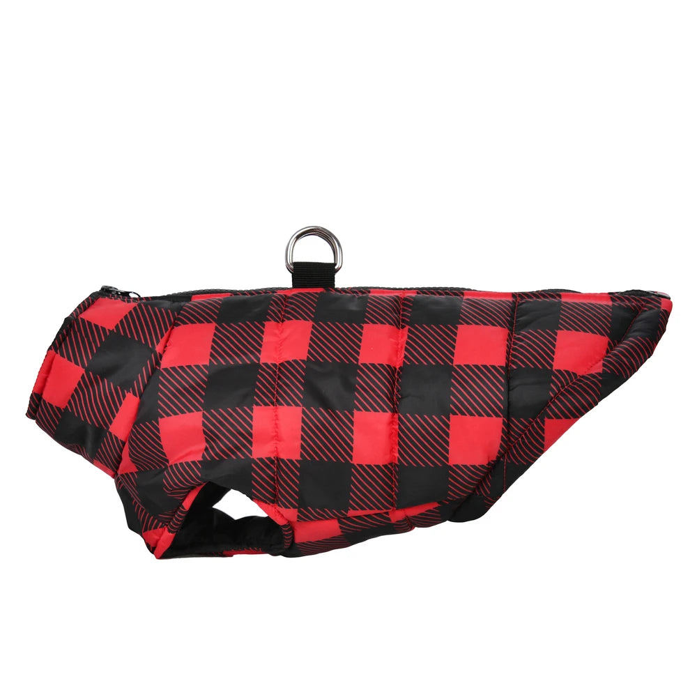 Printed Waterproof Warm Dog Coat