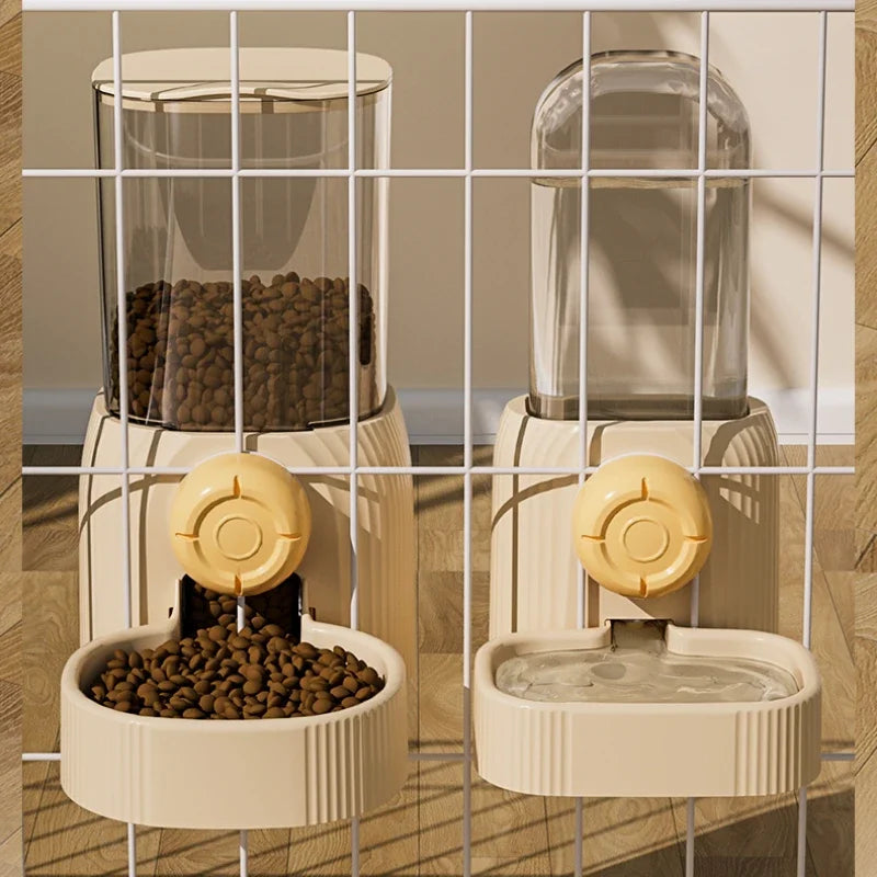 Dual Use Pet Cage Hanging Automatic Dispenser