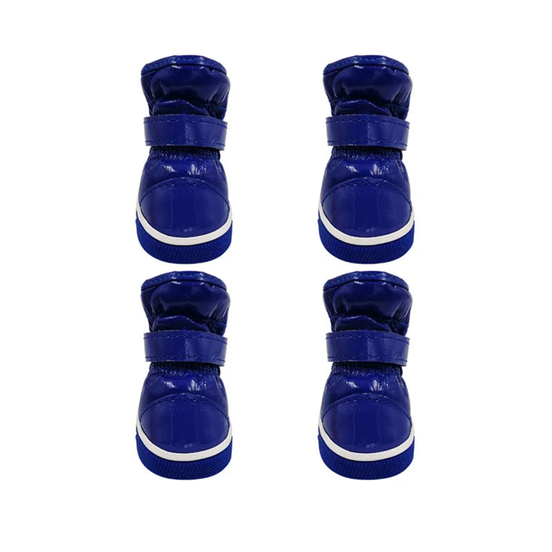 Small Pet Waterproof Warm Fleece Winter Snow Boots