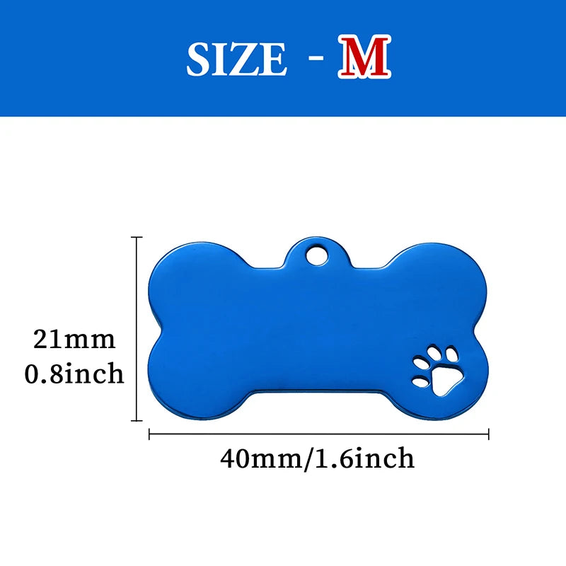 Stainless Steel Personalized Dog ID Tag