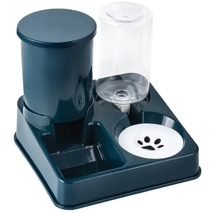 2-In-1 Tilted Pet Gravity Food & Water Dispenser Set
