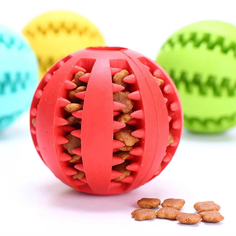 Extra-Tough Natural Rubber Pet Treat Ball