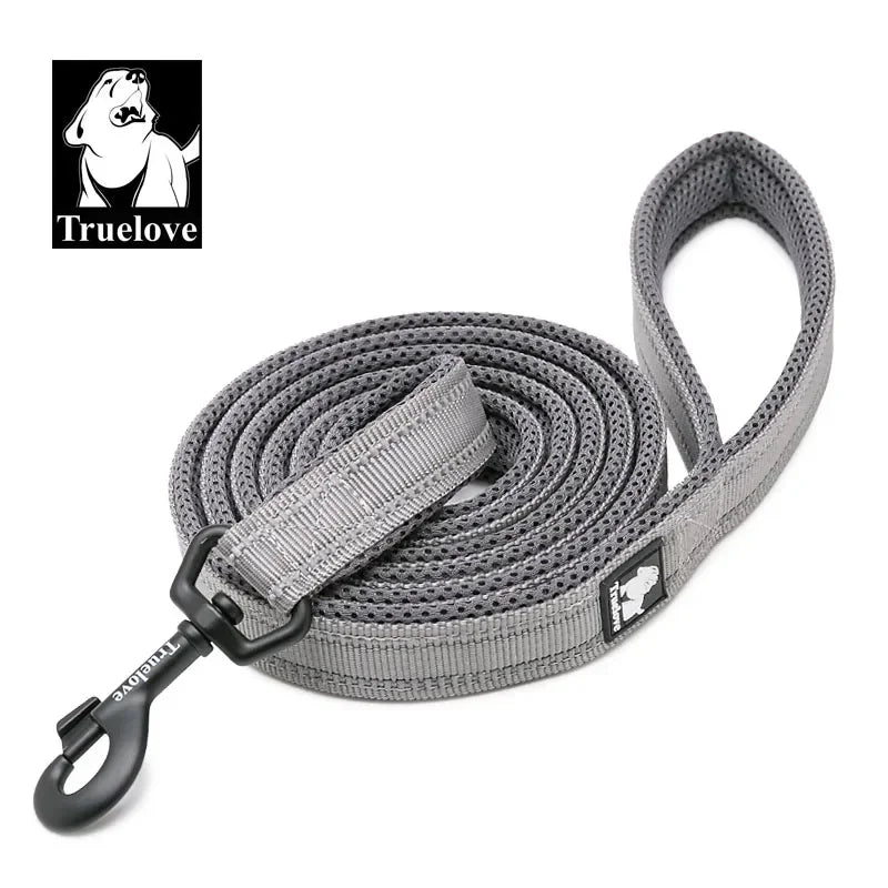 Soft Reflective Nylon Mesh Padded Dog Leash