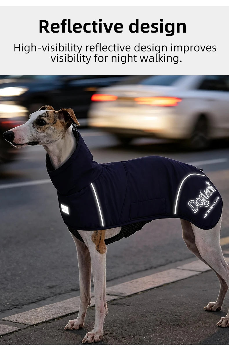 Winter Waterproof Insulated Softshell Dog Parka