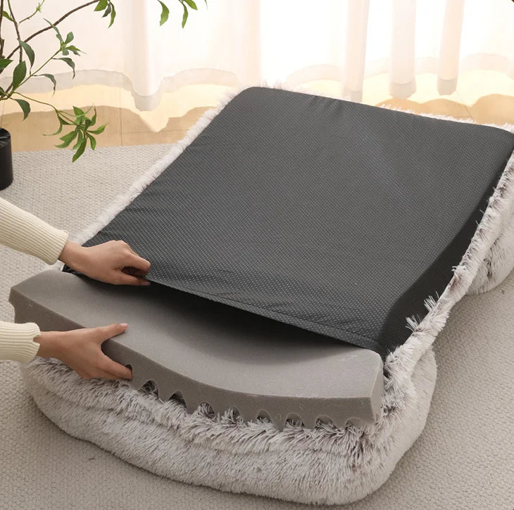 Plush Thickened Orthopedic Pet Bed