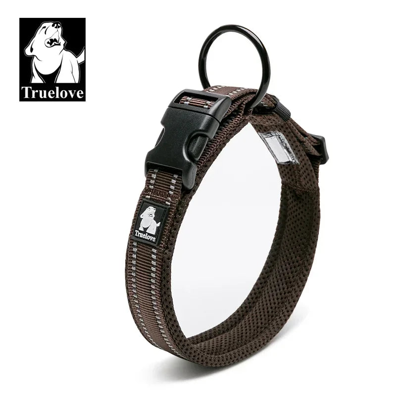 Heavy Duty Mesh-Padded 3M Reflective Dog Collar