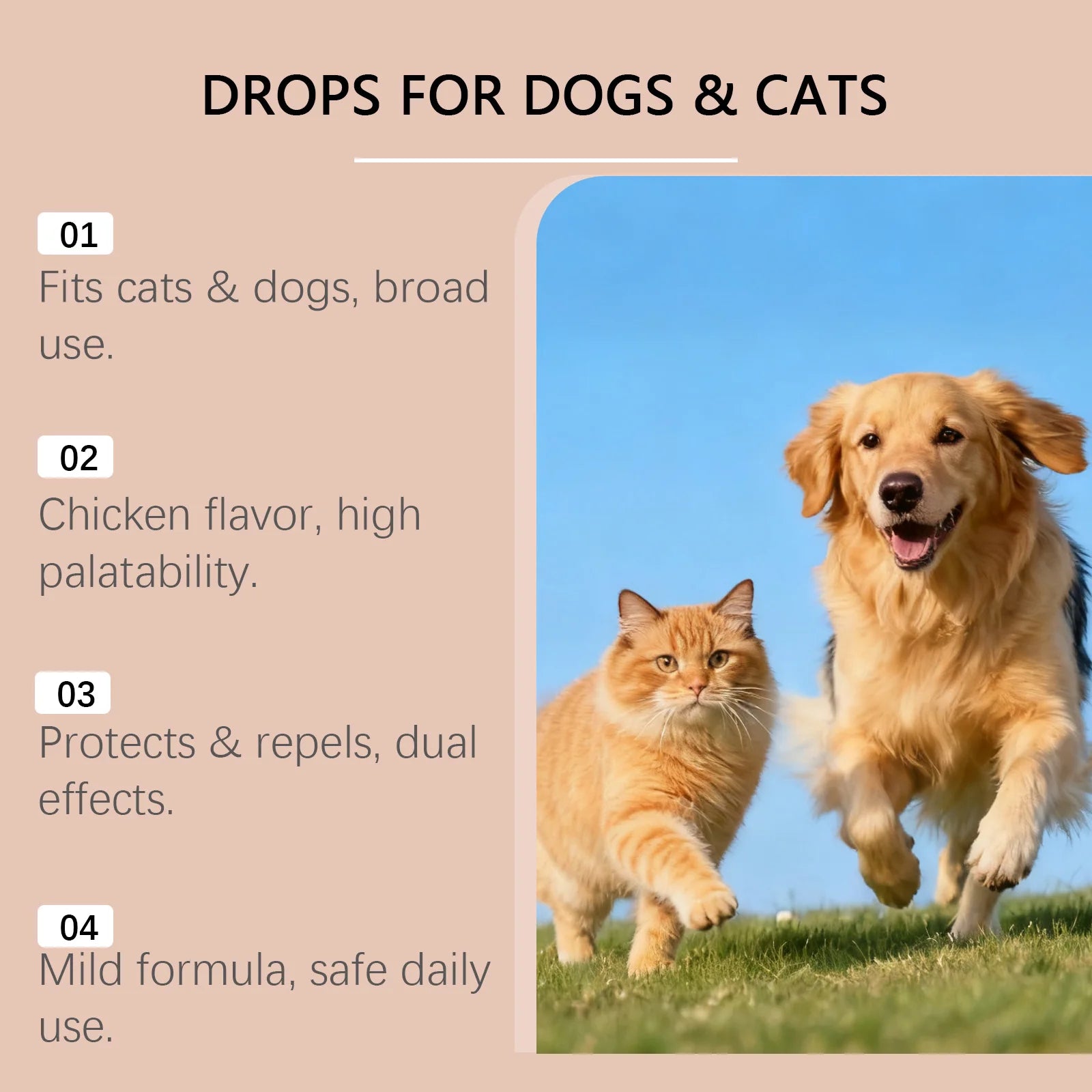 Gentle Nourishing Pet Care Flea & Tick Repellent Drops