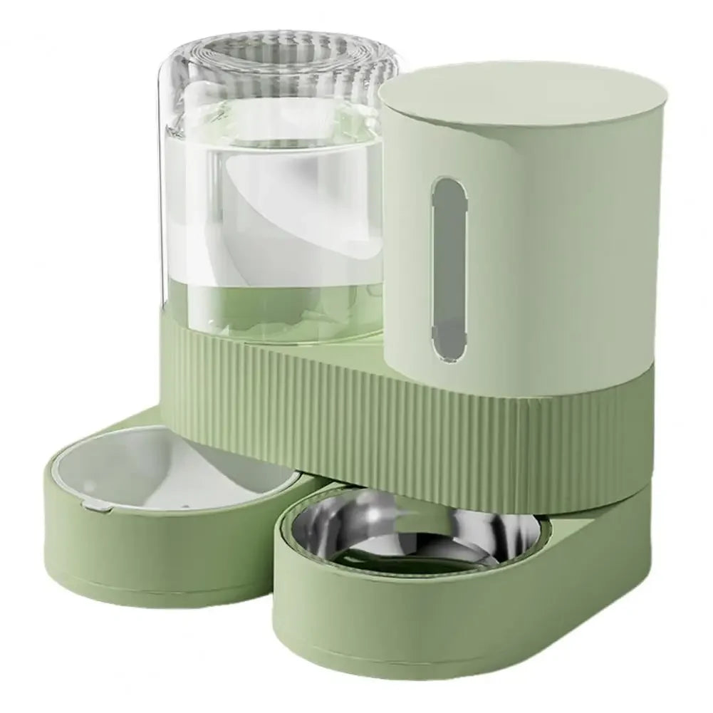 Dual Automatic Pet Food & Water Dispenser