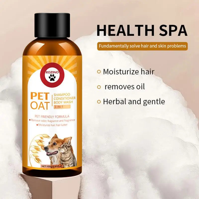 Pet Oat 3-in-1 Dry Skin Relief Shampoo-Conditioner-Body Wash