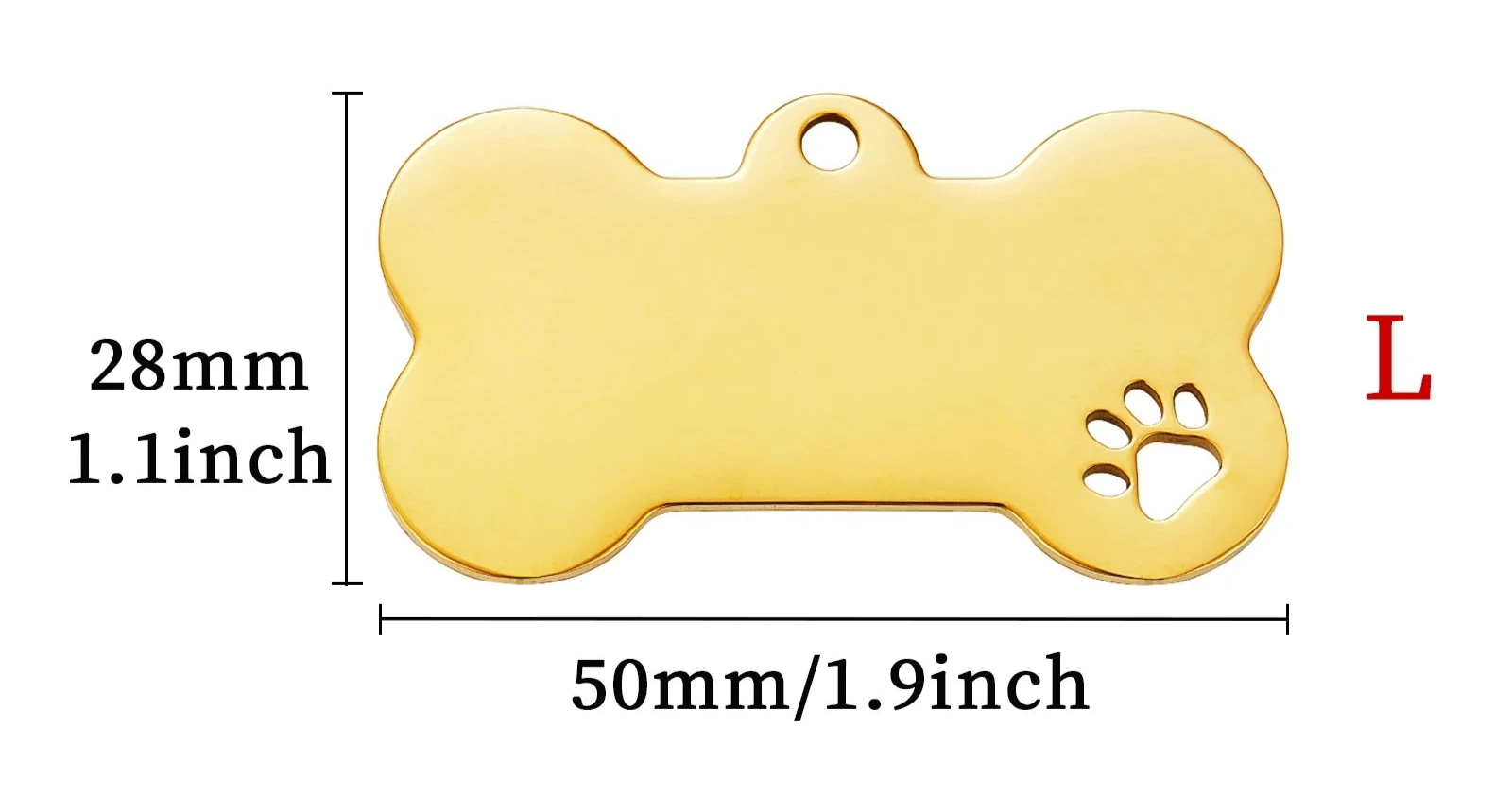 Stainless Steel Personalized Dog ID Tag