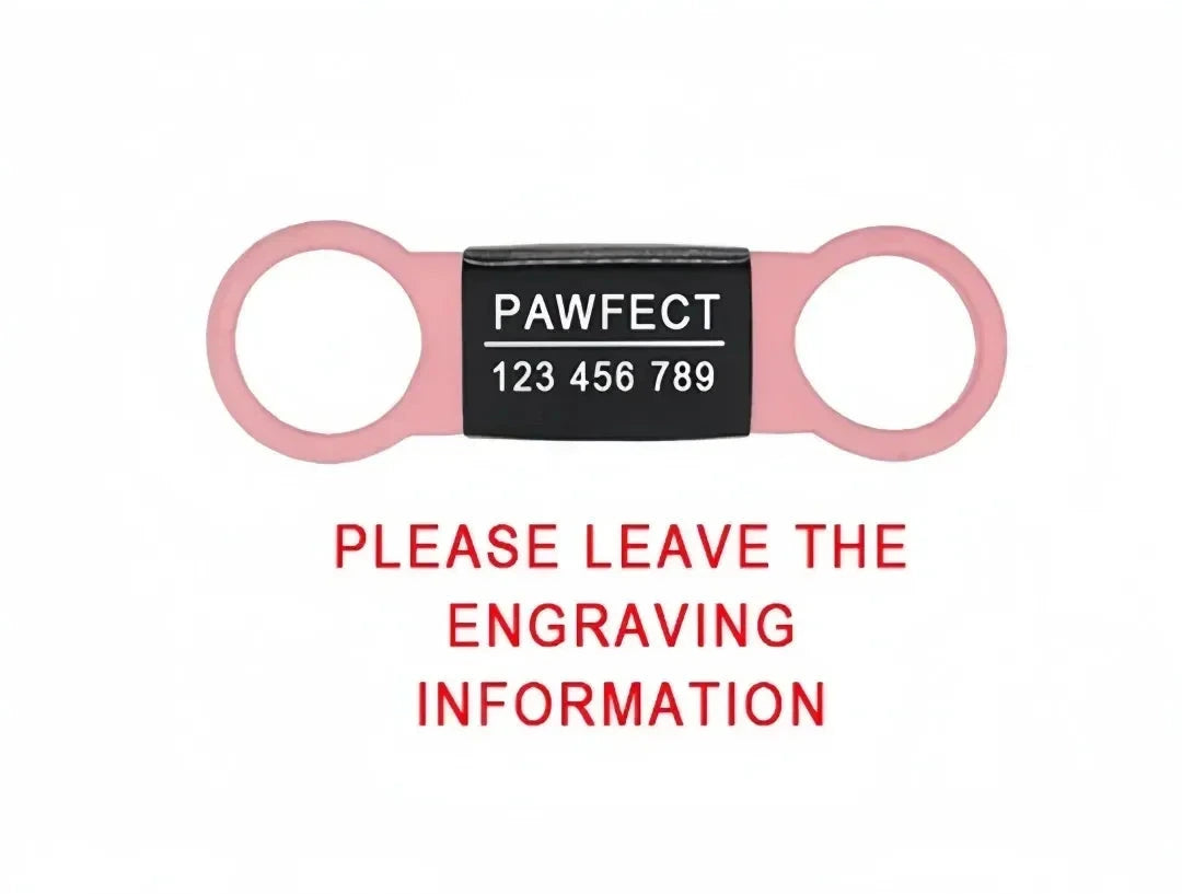 Custom Laser Engraved Pet ID Collar Charm