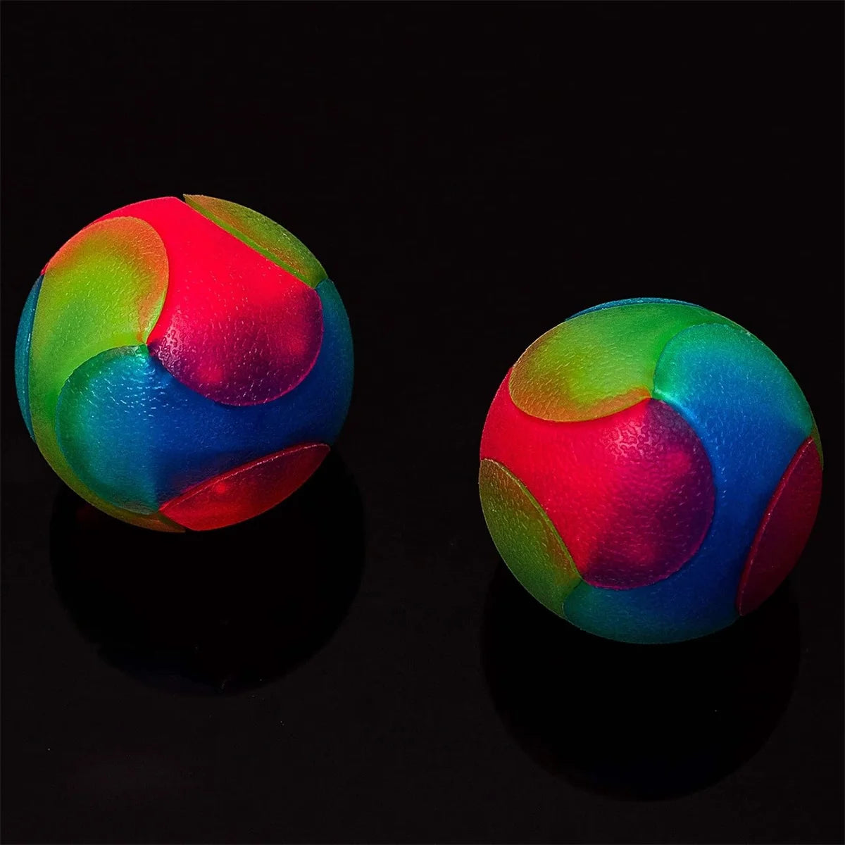 Glowing LED Flashing Elastic Pet Toy Ball