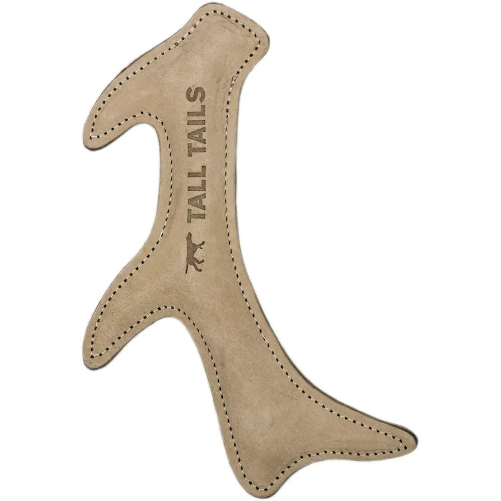 Tall Tails Natural Leather Antler Dog Fetch Toy