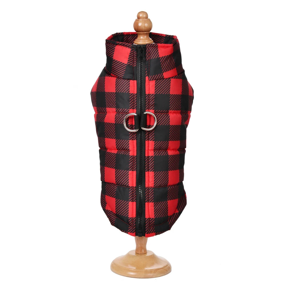 Printed Waterproof Warm Dog Coat