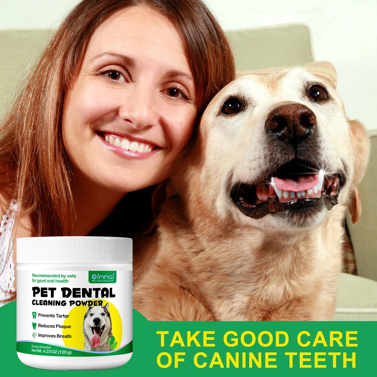 Vet Recommended Pet Dental Cleaning Powder