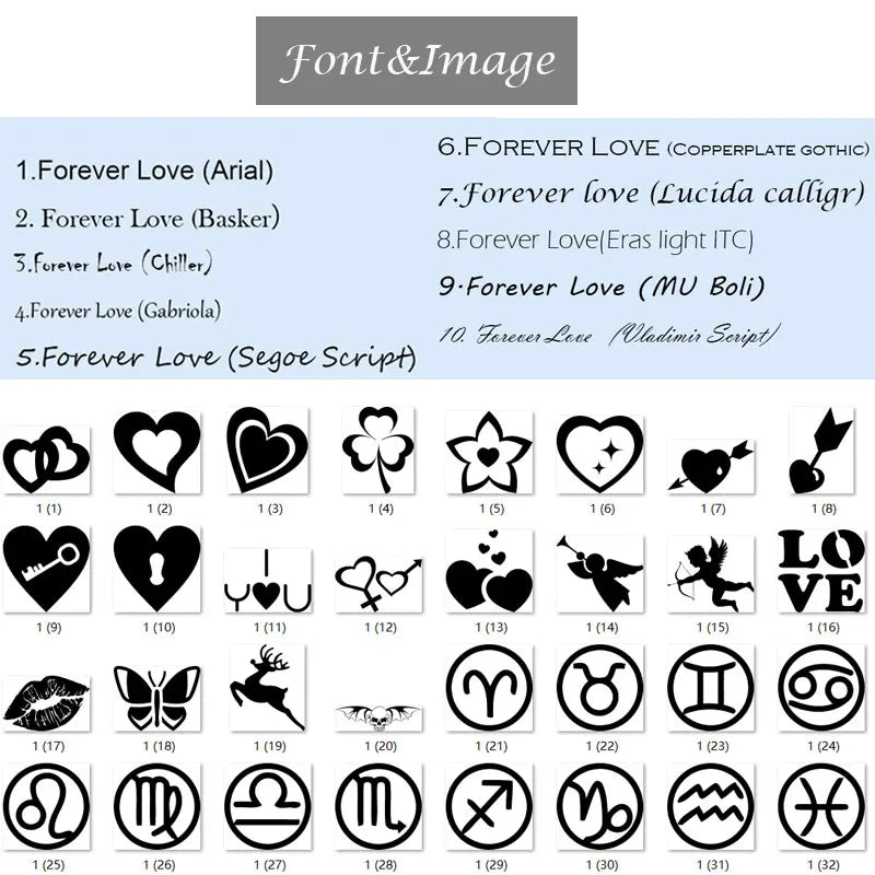 Custom Engraved Stainless Steel Pet ID Slider Collar Tag