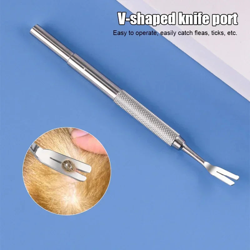 Stainless Steel Pet Tick Extractor Tool