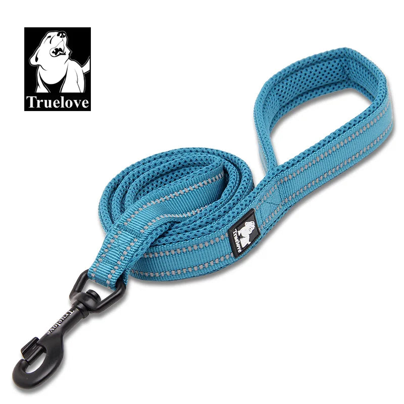 Soft Mesh Nylon Double Thick Reflective Dog Leash