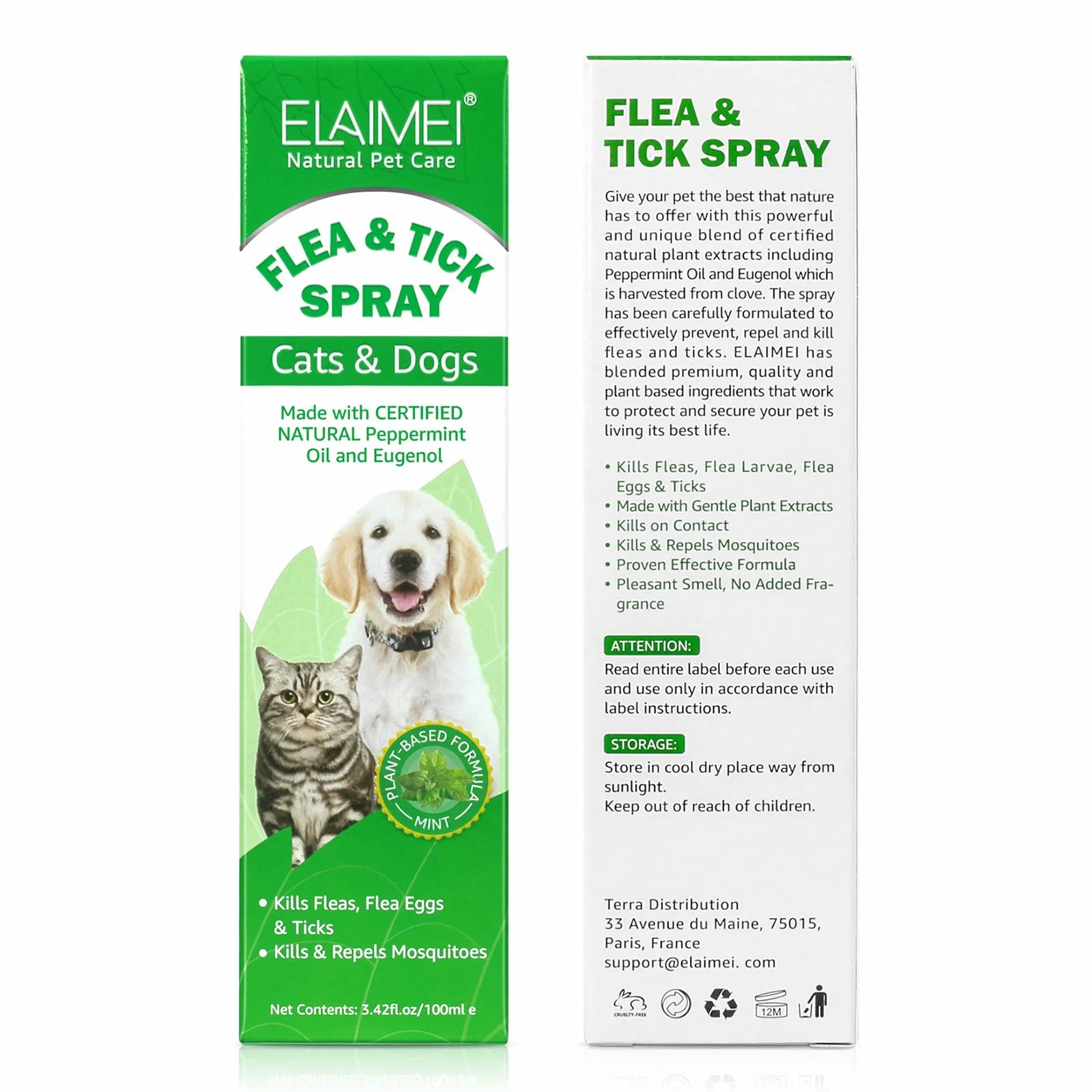 Easy-to-Use Pet Flea & Tick Spray